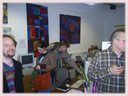 picture taken at exhibition opening