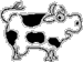 Alarmed Cow